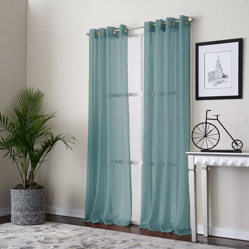 Corona Curtain 1-panel Payton Grommet Top Window Curtain