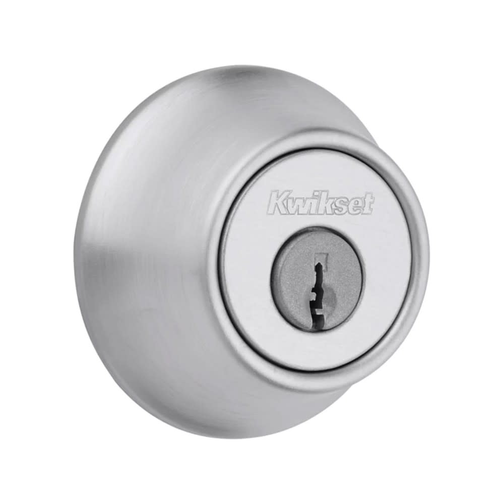 Satin Chrome Double Cylinder Door Deadbolt