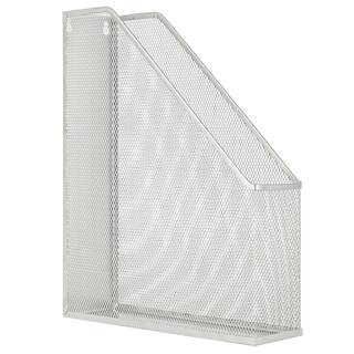 Design Ideas Mesh Magazine File in Silver 34169