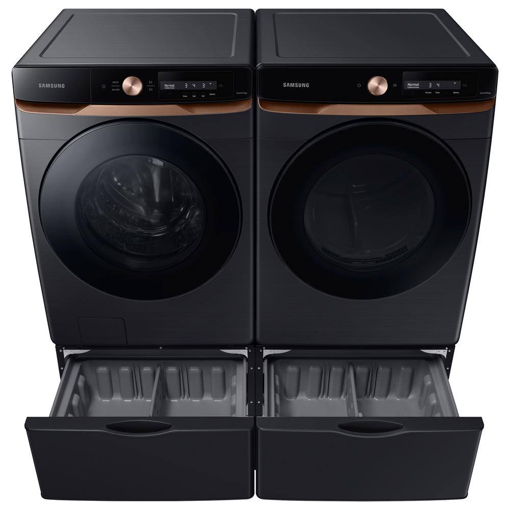  7.5 cu. ft. AI Smart Dial Electric Dryer in Brushed Black with Super Speed Dry and MultiControl DVE46BG6500V