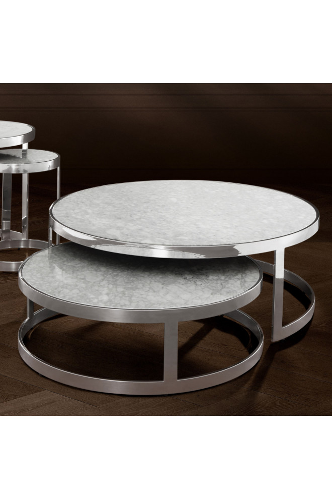 Nesting Marble Coffee Table  Eichholtz Fletcher   Transitional   Coffee Table Sets   by Oroa   Distinctive Furniture  Houzz