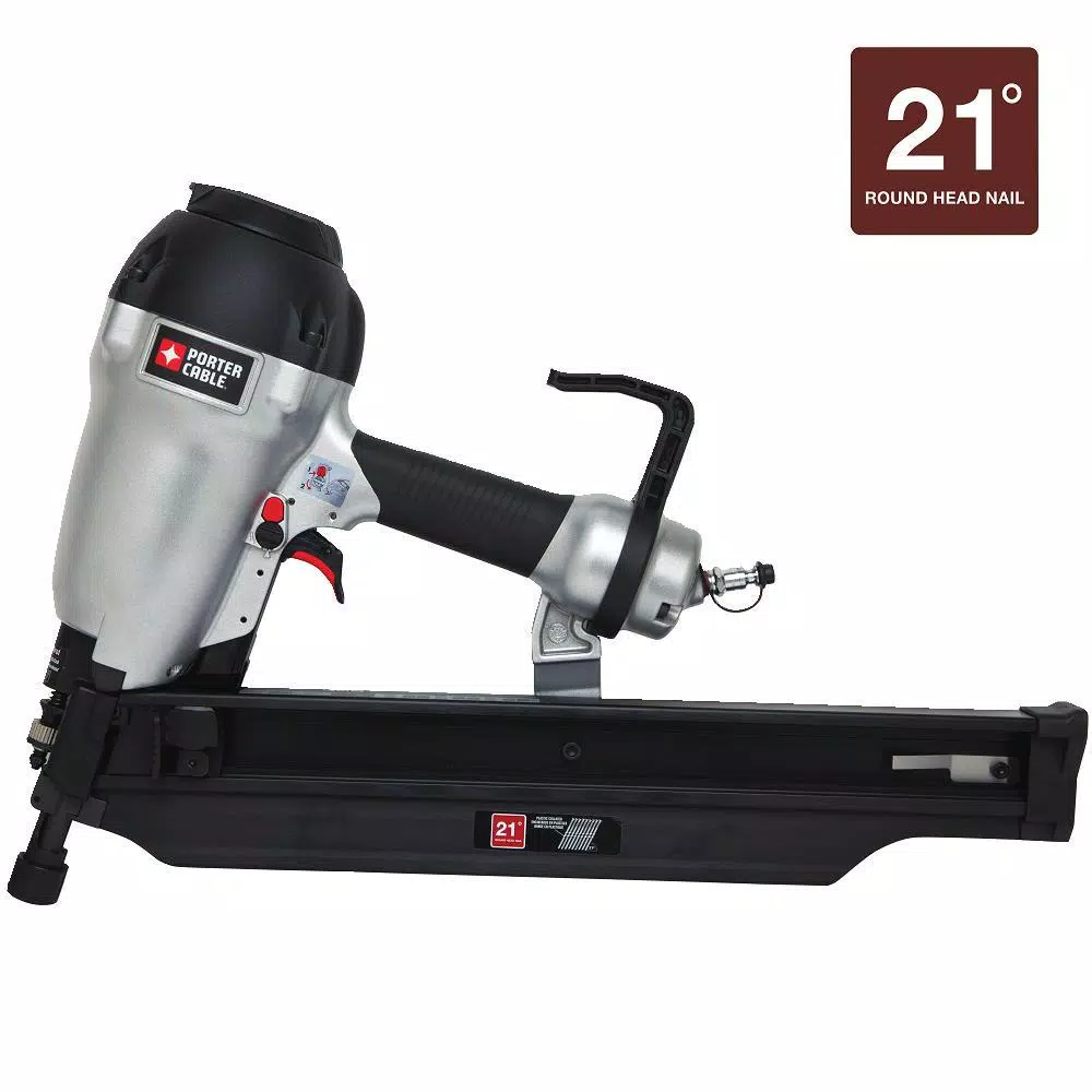 Porter-Cable 21-Degree 3-1/2 in. Full Round Framing Nailer and#8211; XDC Depot