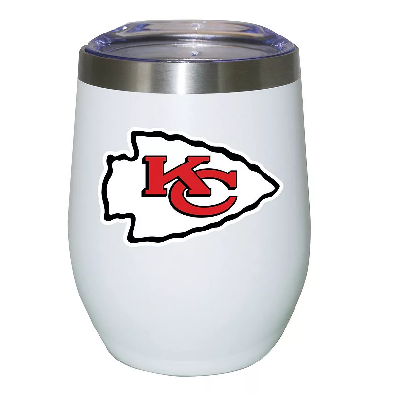 Kansas City Chiefs 12oz. Logo Stemless Tumbler