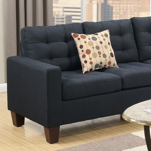 4 Piece Sectional Sofa with Pillows