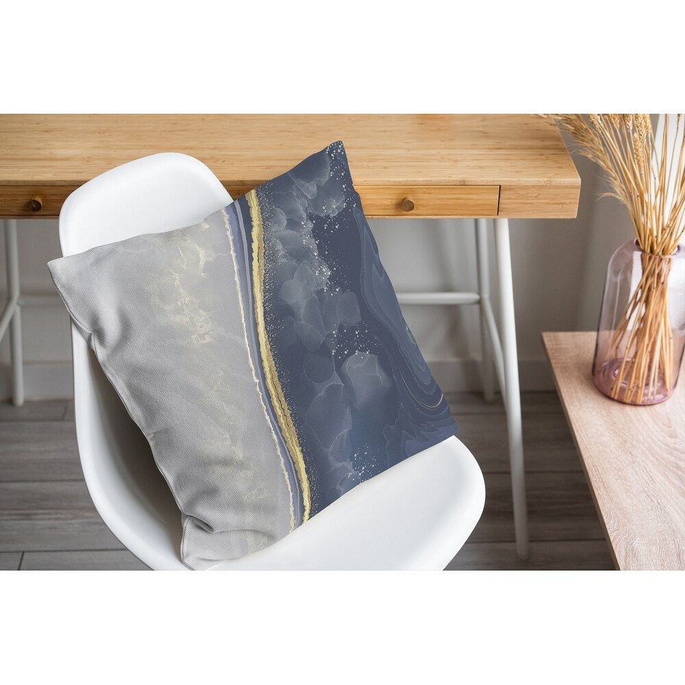 SILICA NAVY Accent Pillow By Kavka Designs