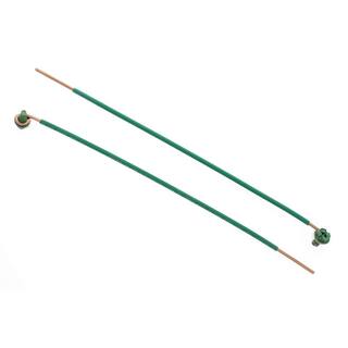 IDEAL 12 AWG Solid Grounding Pigtail with Screw Green (50-Pack) 30-3392R