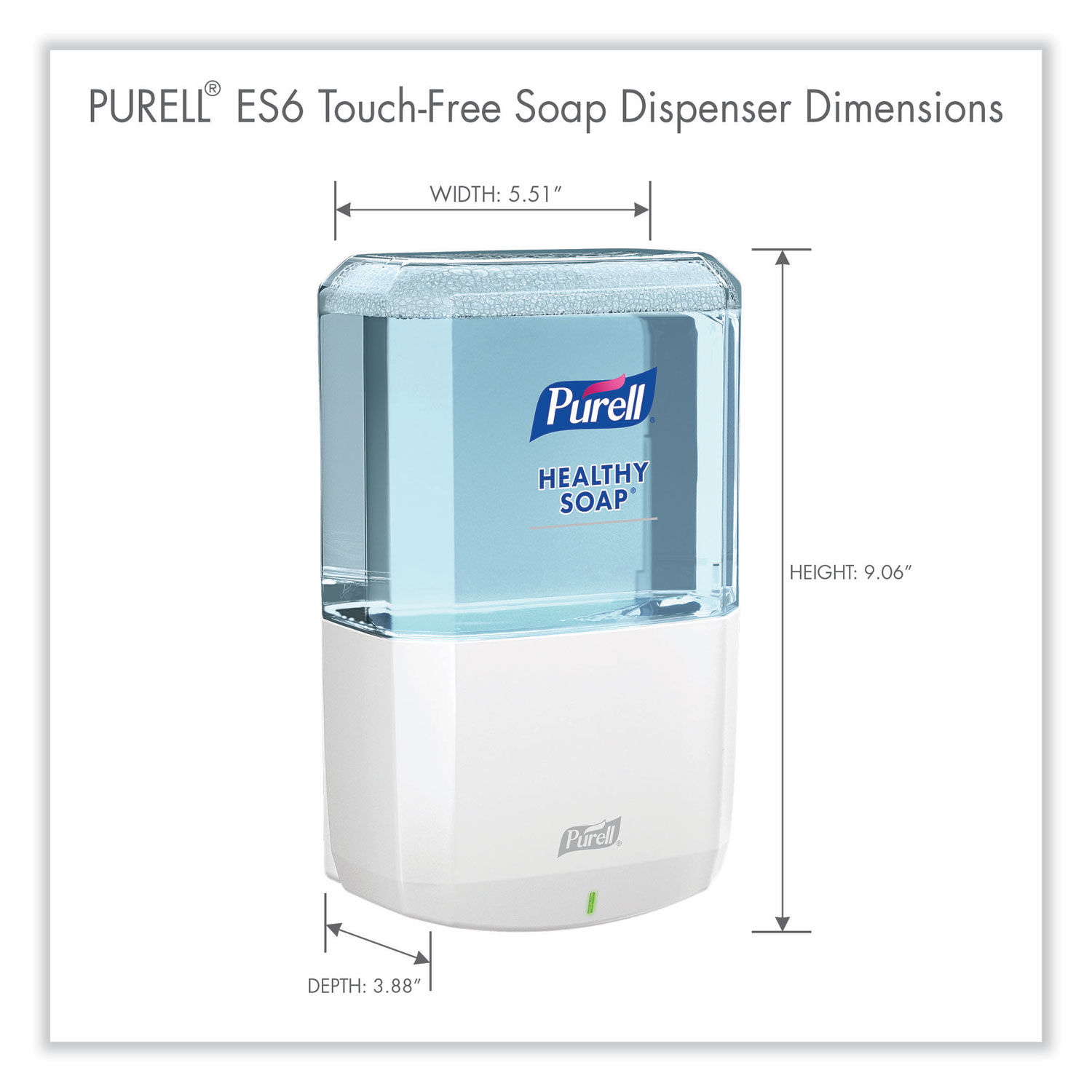 ES6 Soap Touch-Free Dispenser by PURELLandreg; GOJ643001