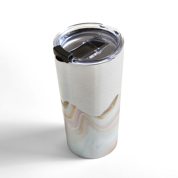 Marta Barragan Camarasa Marbling Mountains 20 Oz Stainless Steel Travel Mug Deny Designs