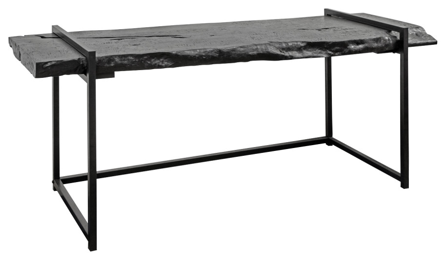 Black Lychee Wood Console Table  Versmissen   Contemporary   Console Tables   by Oroa   Distinctive Furniture  Houzz