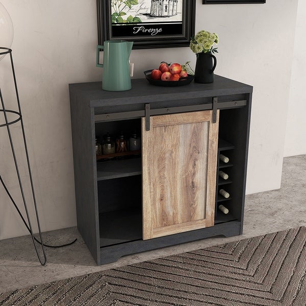 31 Inch Farmhouse Bar Cabinet，For Living Room，Dining Room