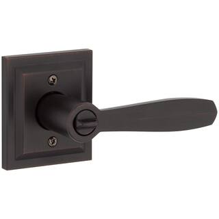 Baldwin Torrey Venetian Bronze Low Profile Rose Keyed Entry Door Handle Featuring SmartKey Security 354TOLSLB11PSMT