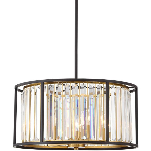 Wide Modern Crystal 5 light Fixture For Dining Room House Kitchen Island Entryway