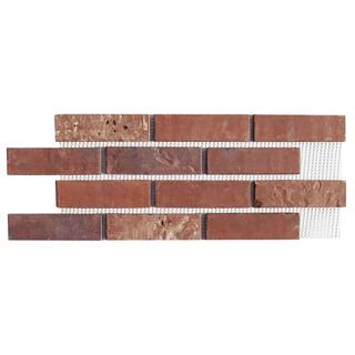 Old Mill Brick Brickwebb Independence Thin Brick Sheets - Flats (Box of 5 Sheets) - 28 in x 10.5 in (8.7 sq. ft.) BW-370011CS