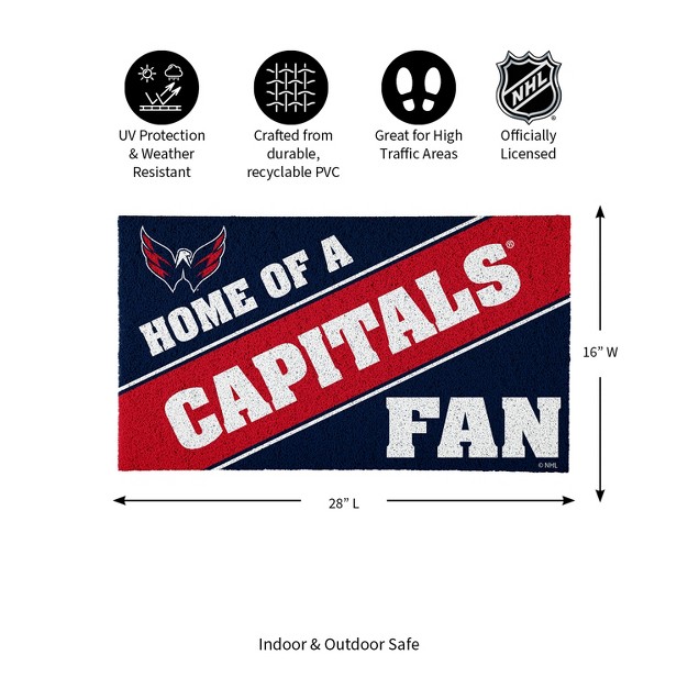 Evergreen Washington Capitals Pvc Mat Color