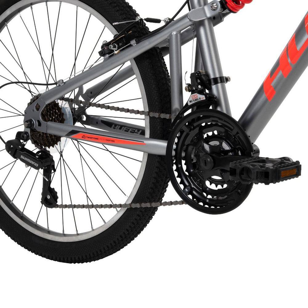 Huffy Marker 24 in. Boy's Dual Suspension Mountain Bike 24940