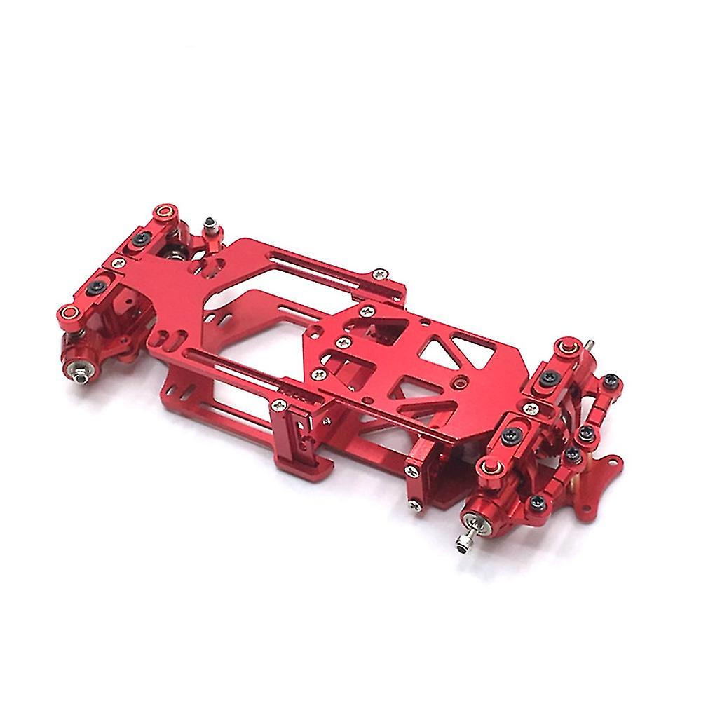 Rc01 1/28 Scale Rwd Rc Drift Car Wheelbase Adjustable Metal Chassis Frame Kit For K969 K989 284131