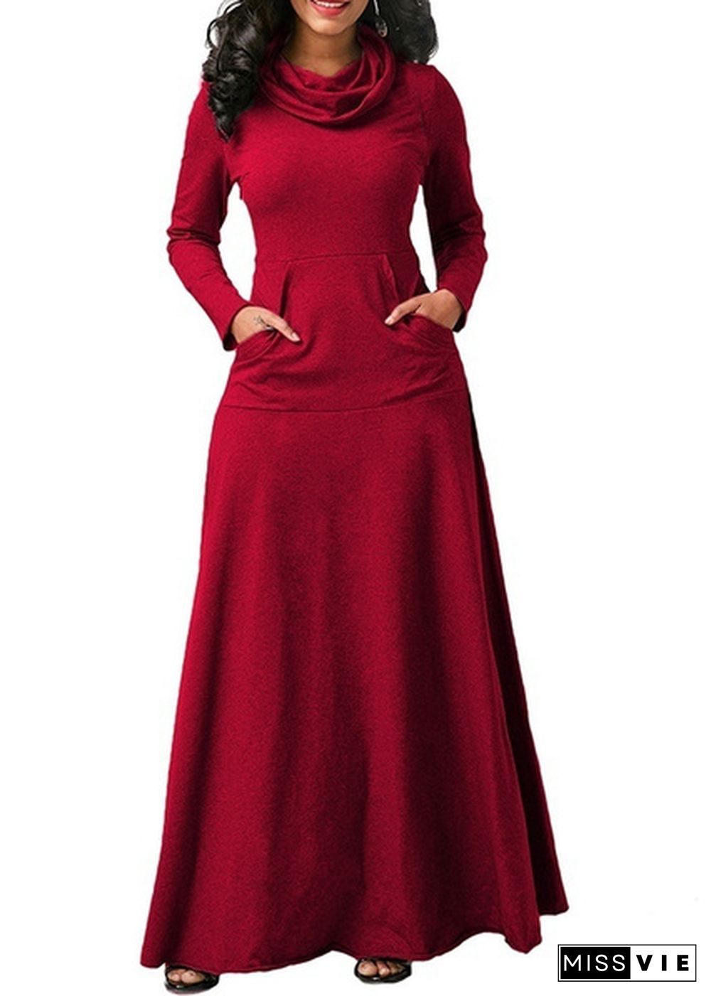 Autumn Winter Women Plus Size Hooded Dress Casual Long Pullover Cotton Long Dress 7 Colors