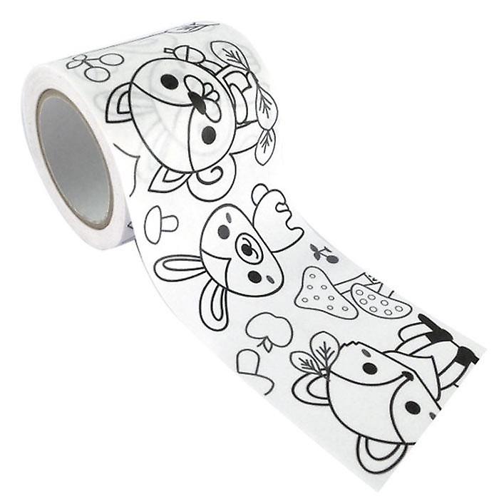 Customizable Masking tape - Forest Animals 4.6 cm x 5 m