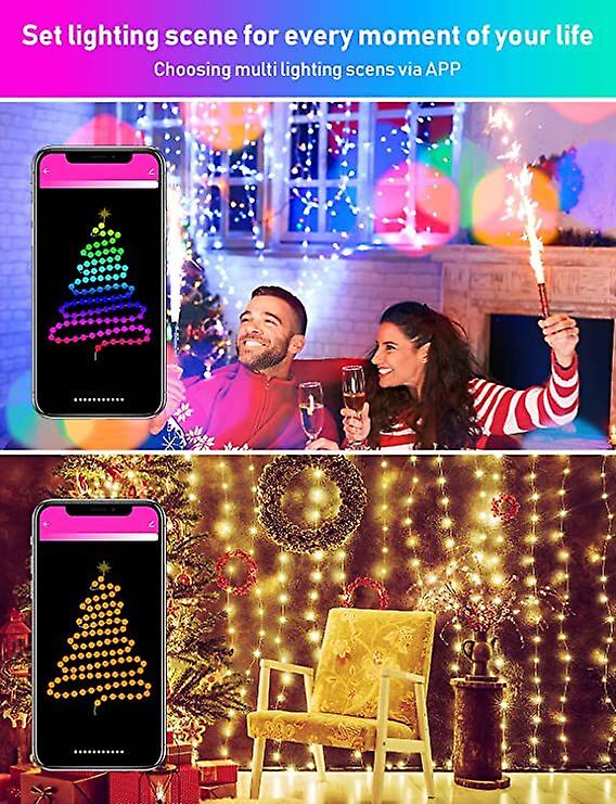 Bluetooth Light String Mobile Phone App Copper Wire Light String