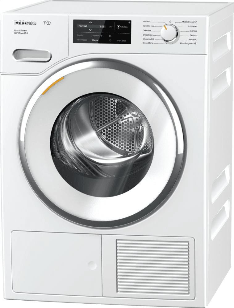 Miele TWI180WP T1 Heat-Pump Tumble Dryer With Wificonn@Ct, Fragrancedos, And Steamfinish.