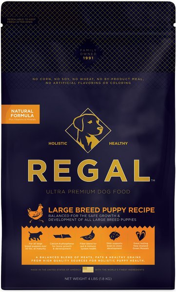 Regal Pet Foods Large Breed Puppy Recipe Dry Dog Food