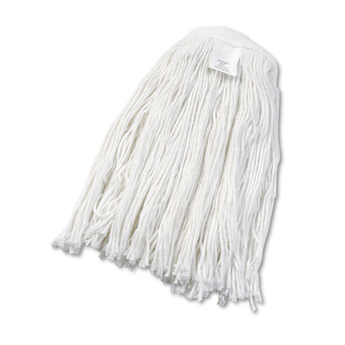 Boardwalk Cut-End Wet Mop Head | Rayon， No. 24， White | BWK2024REA