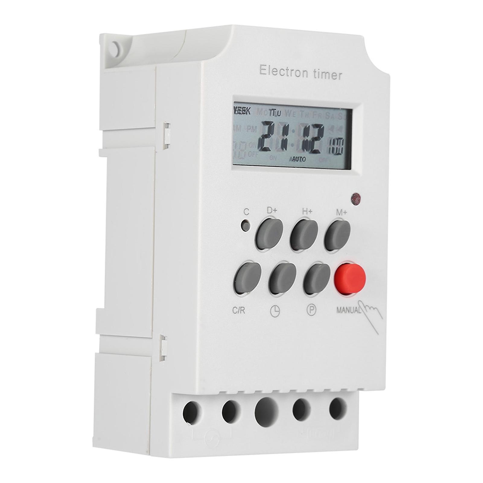 KG316T-II 30A Digital Timer Switch Programmable Electronic Time Control Switch (AC-DC 12V)