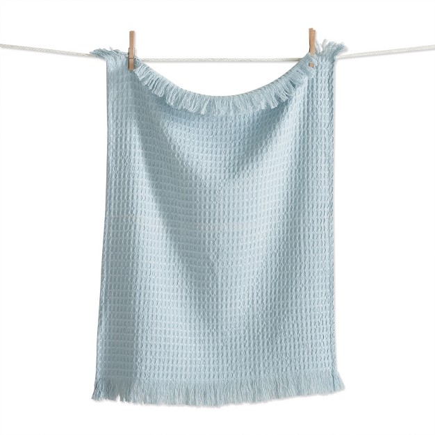 Tagltd Taana Waffle Weave Flour Sack Dishtowel Gray