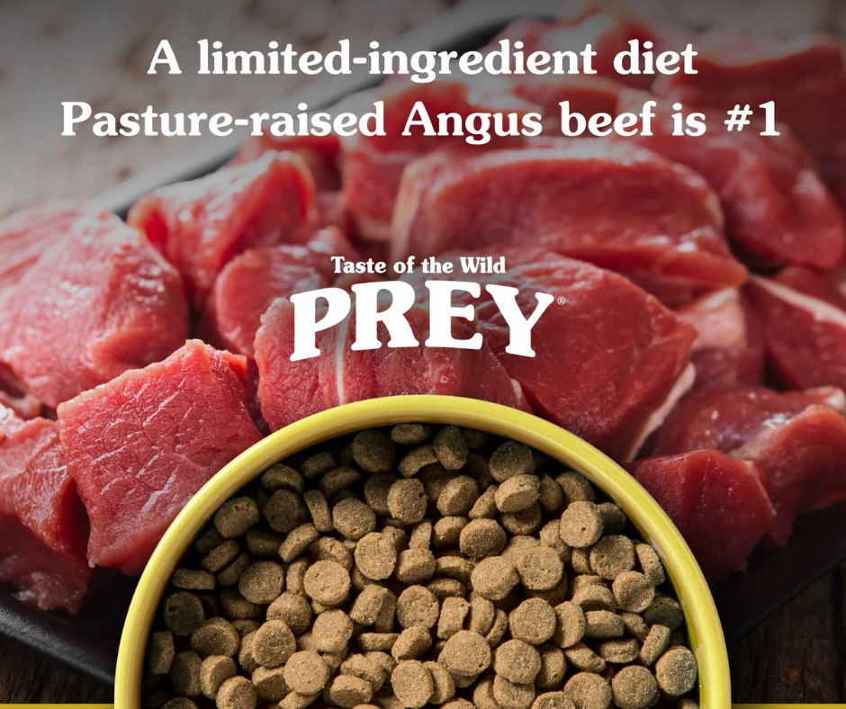 Taste of the Wild PREY - Angus Beef Limited Ingredient Formula Dry Cat