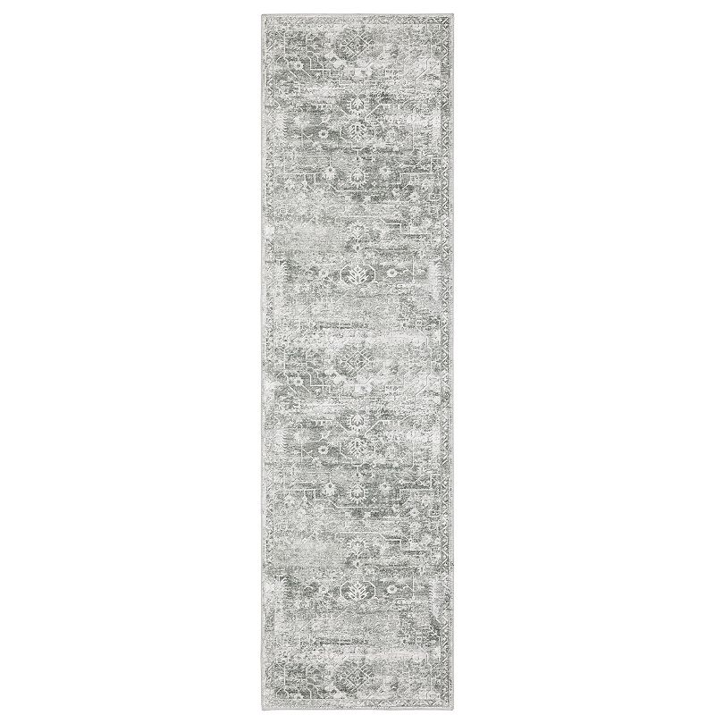 StyleHaven Marissa Washable Distressed Ornate Area Rug