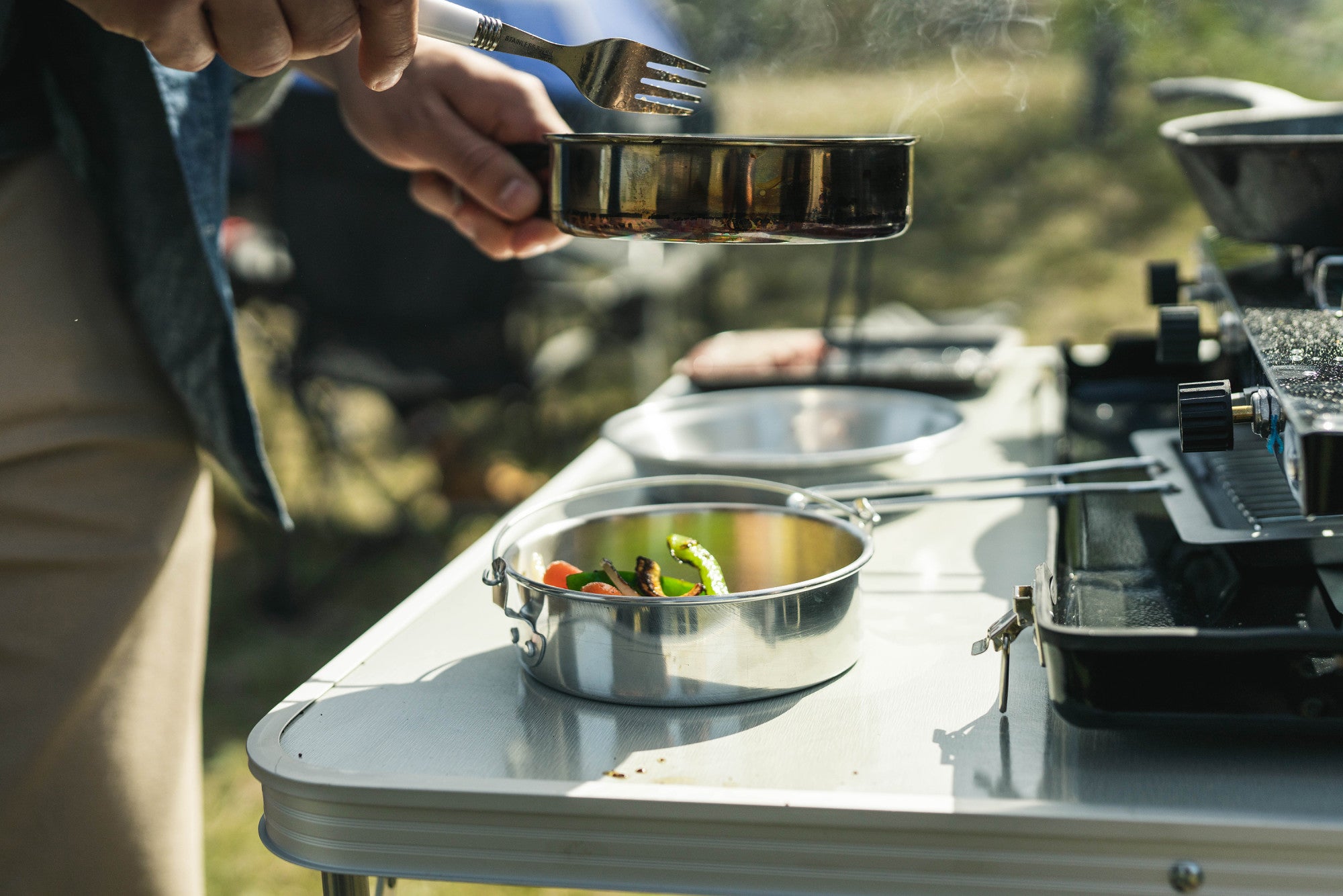 Stansport 1 Piece Aluminum Camping Mess Kit