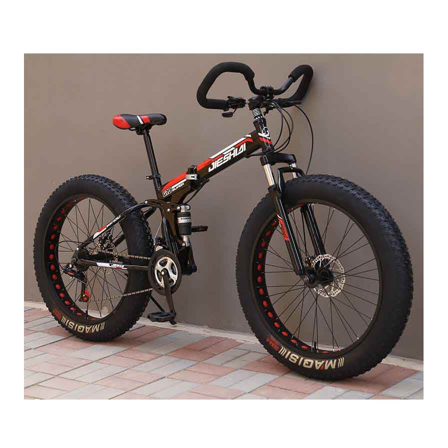 bicycle 26 inch *4.0 fat tires 21/24/27 speed double disc brake folding mountain bike foldable fatbikes for man bicycle