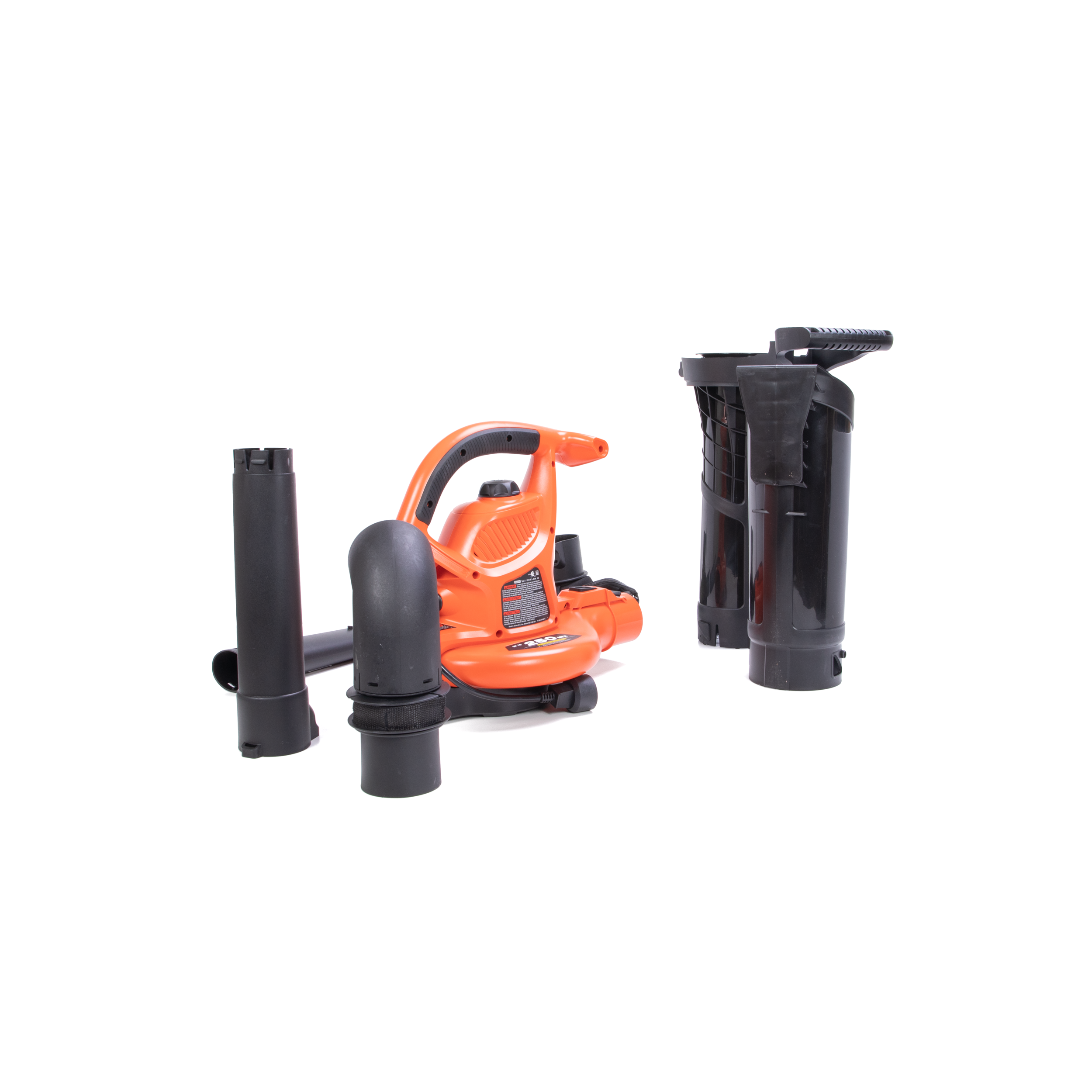 Leaf Blower & Leaf Vacuum, 3-in-1, 12-Amp, 250-MPH, 400-CFM