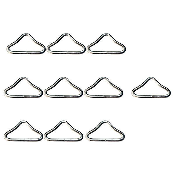 20pcs Trampoline Jumping Bed Bungee Bed Mesh Cloth Buckle Triangle Ring Parts