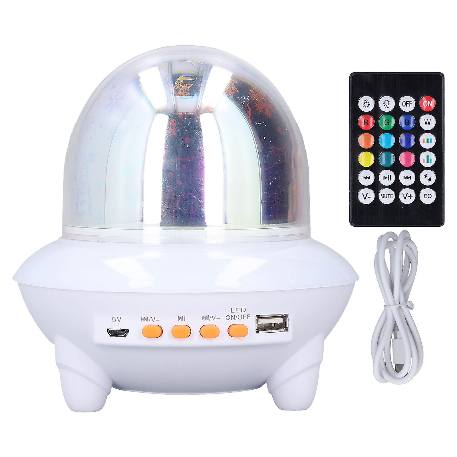 Night Light Speaker Music Function Rgb Usb Rechargeable Small Portable Remote Control Convenient Practical Lamps