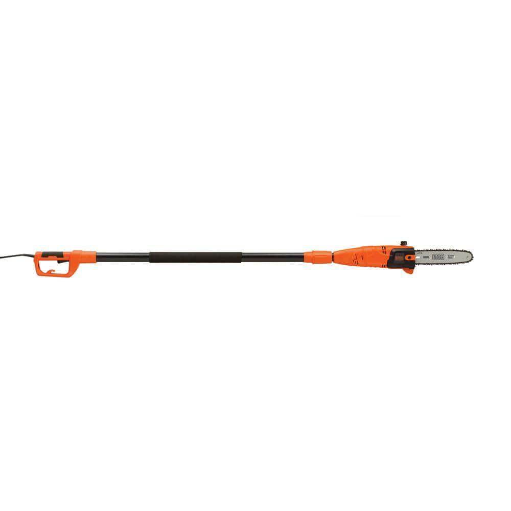 BLACKDECKER 10 in 65 AMP Corded Electric Pole Saw with Automatic Oiler