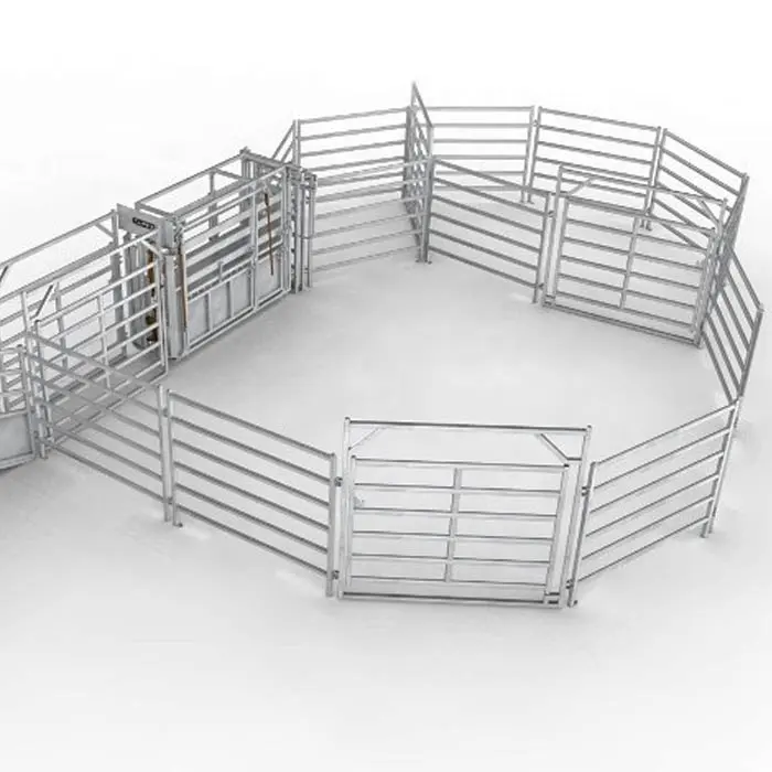 High quality factory supply galvanized farm yard livestock cow cattle fence panels