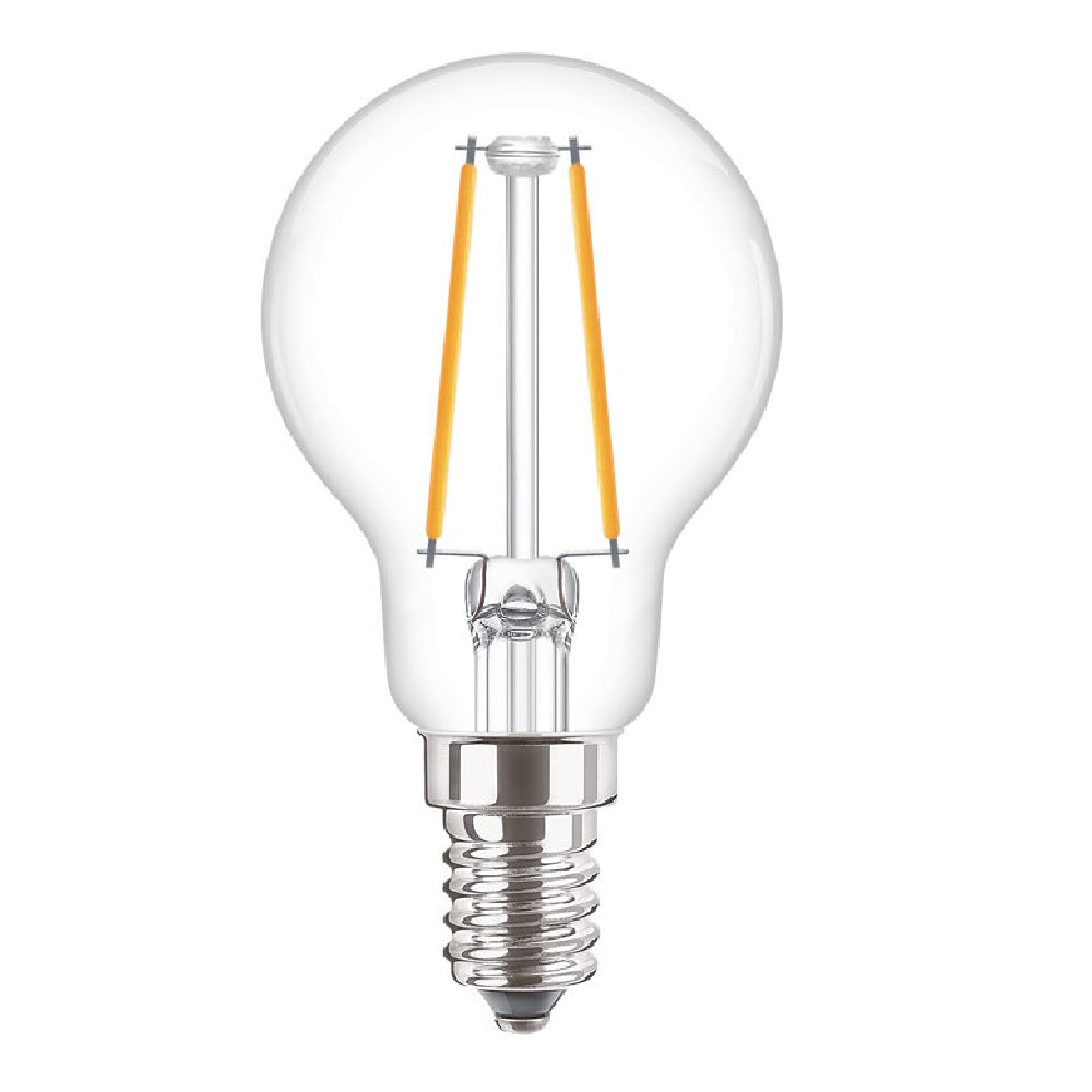 Philips 929001238692 Classic LED Golf Ball 2W (25W) P45 E14 Clear Filament 2700k Warm White