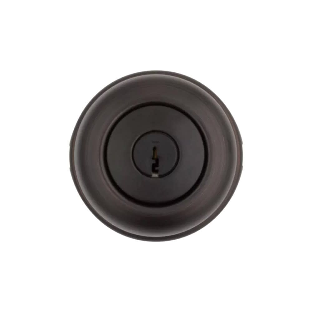 Venetian Bronze Security Keyed Entry Exterior Cove Lockset Knob