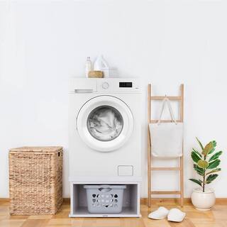 Ivation 29.92 in. Laundry Pedestal in White to Fit All Machines IVAWMP