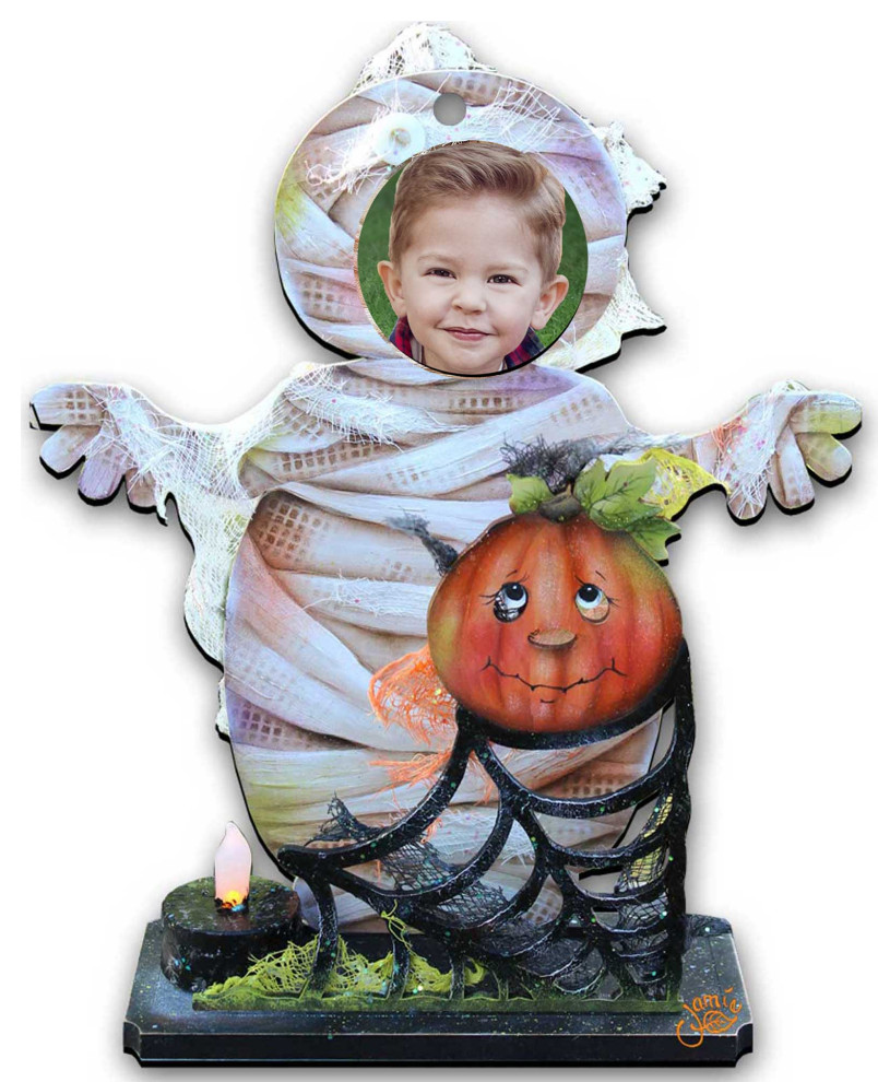 Mummy Outdoor oversized Wooden decoration   Traditional   Christmas Ornaments   by G. DeBrekht  Houzz