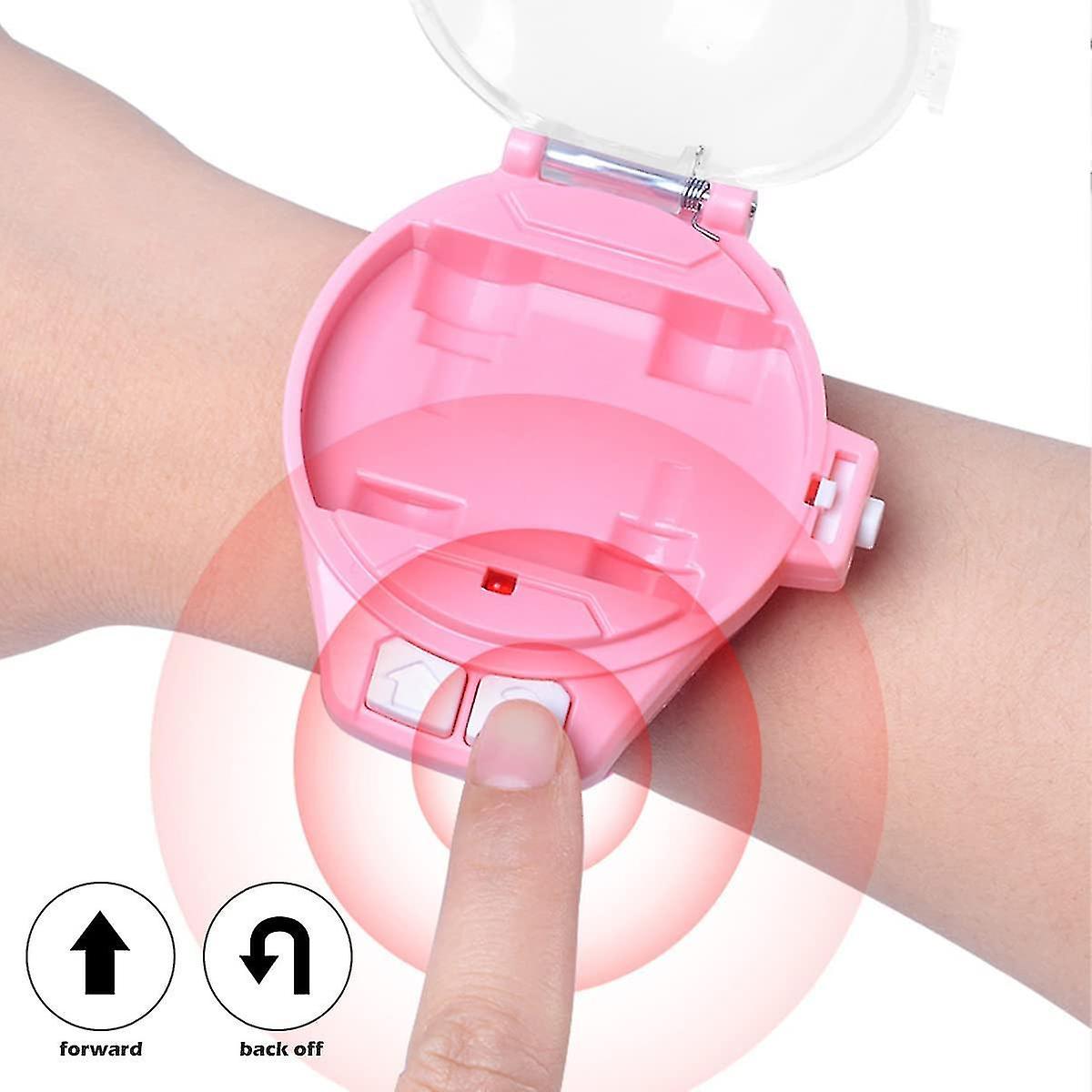 Watch Remote Control Toy Car Mini Remote Control Car Watch Toys， 2.4ghz Usb Rechargeable Watch Rc Ra