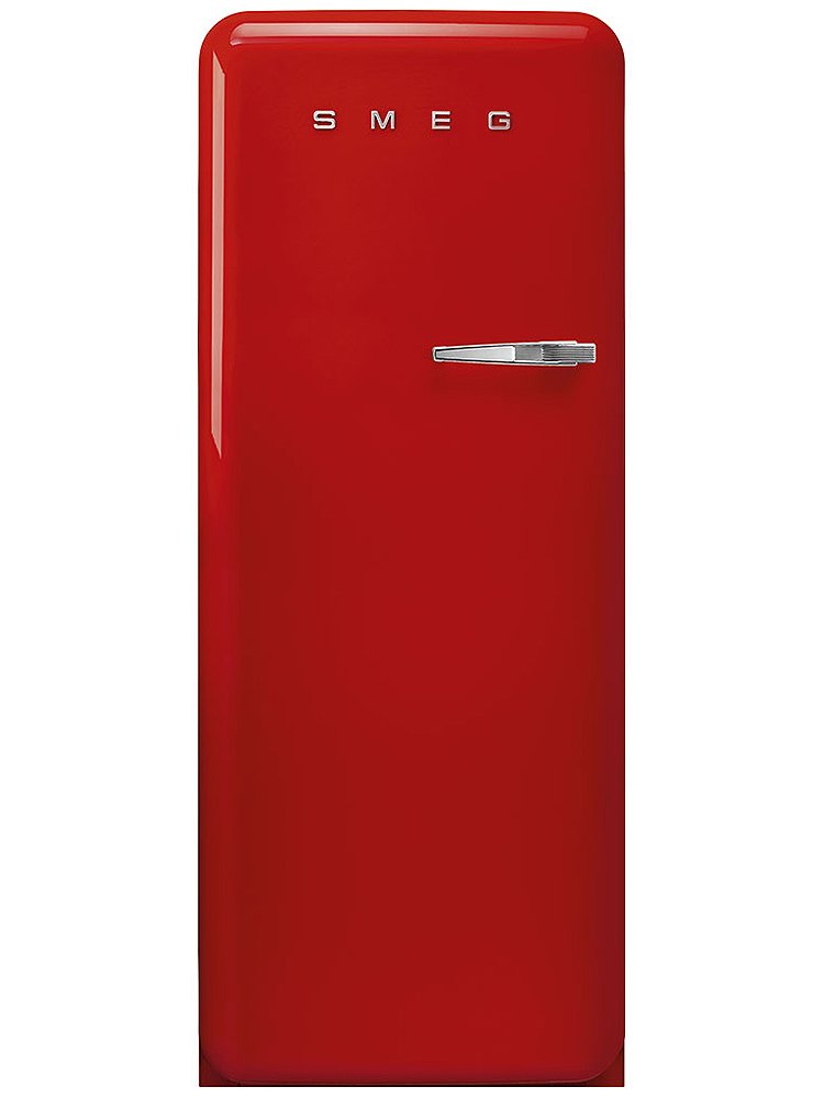 Smeg 50's Retro Style Aesthetic Red Left-Hinge Refrigerator