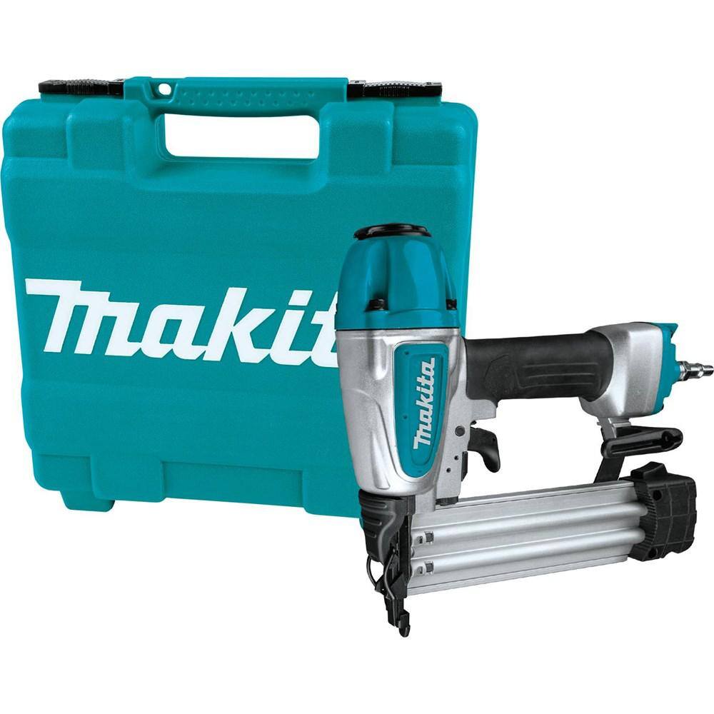 Makita 2 Gal. Quiet Series 1 HP Electric Oil-Free Air Compressor with Bonus Pneumatic 2 in. 18-Gauge Brad Nailer MAC210Q-AF506