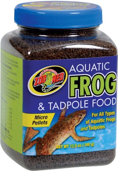 Zoo Med Aquatic Frog and Tadpole Food， 12-oz jar