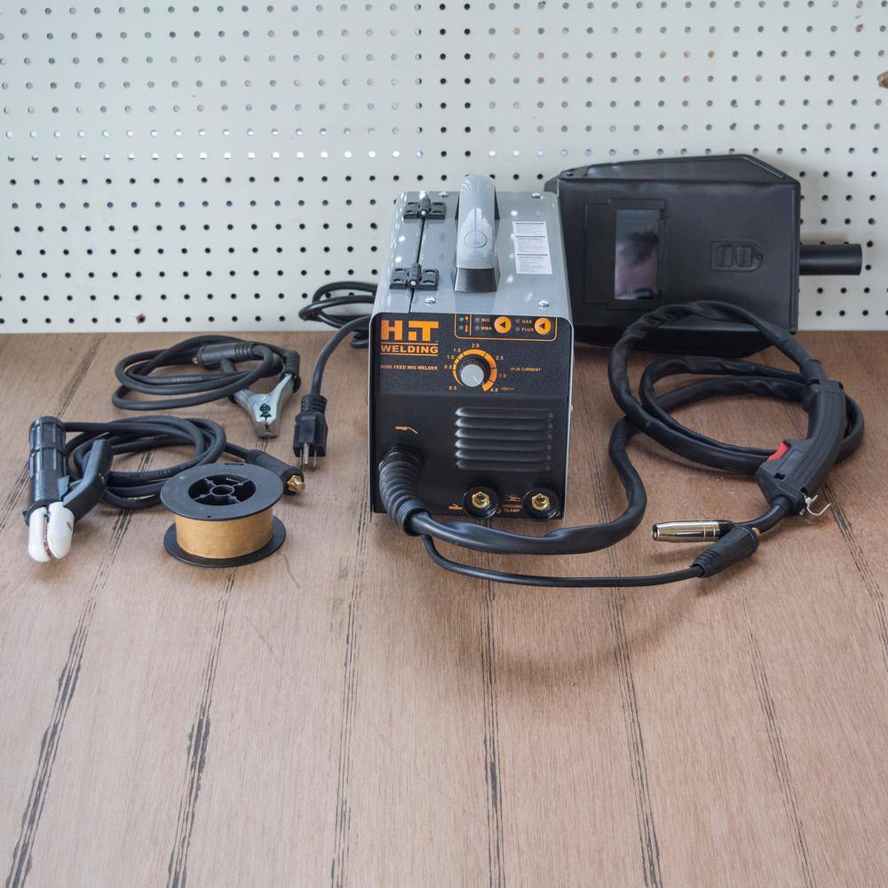 HIT Welding 80 Amp 120-Volt Electric Flux-Cored MIG Arc and TIG Multi-Process Welder Kit 805406