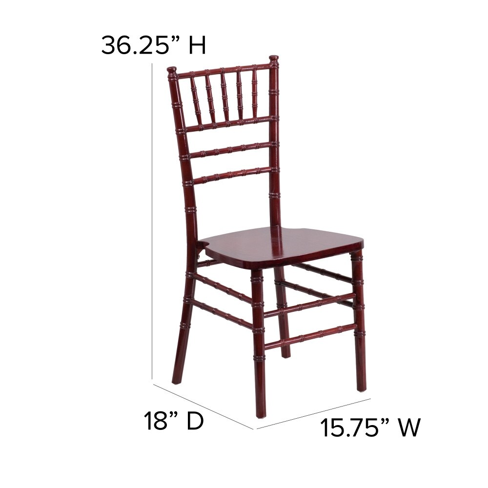 Chiavari Lightweight Wood Chair (Set of 2)