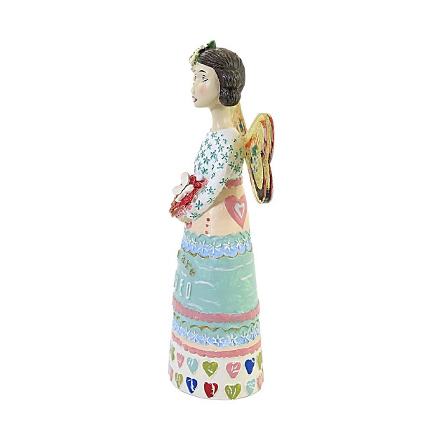 Figurine You Are Loved Angel One Figurine 5 25 Inches Kelly Rae Roberts 12552 Polyresin Green