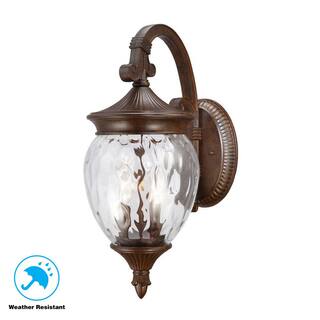 Home Decorators Collection 1-Light Prairie Bronze Outdoor Wall Lantern Sconce 23109