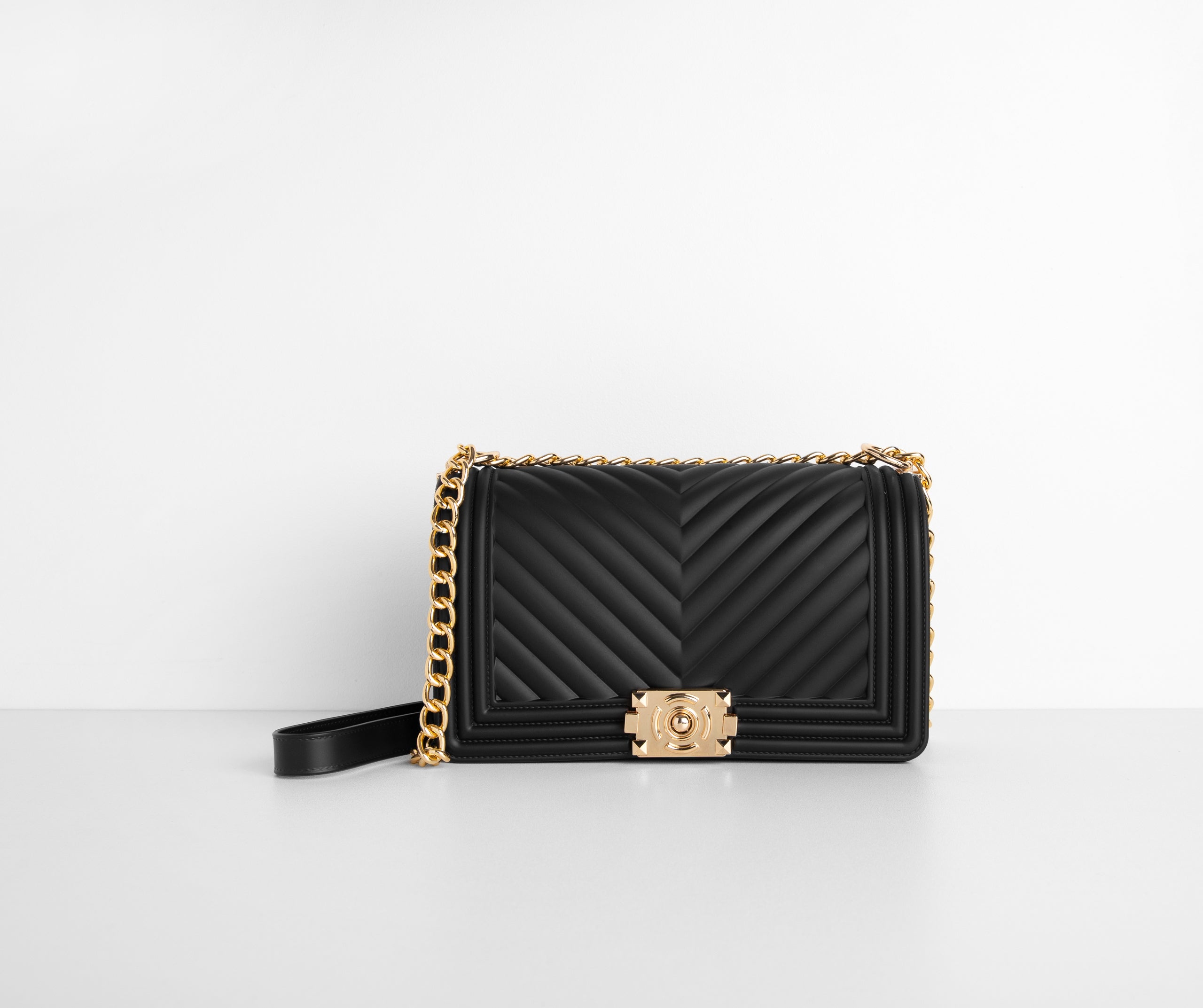 Quilted Jelly Chevron Cross Body